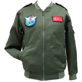 Resim Erkek Pilot Mont - Yeşil 
