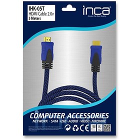 Resim Inca IHK-05T 2.0V 5 Metre HDMI Kablo 