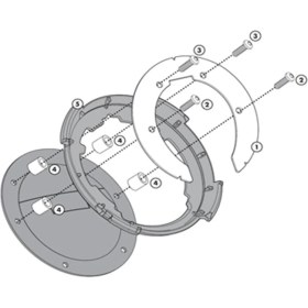 Resim Kappa BF10K Depo Üstü Çanta Aparatı (Suzuki) 