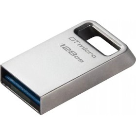 Resim Kingston Dtmc3G2-128Gb Datatraveler Micro 200Mb-S Metal Usb 3.2 Gen 1 Flash Bellek 