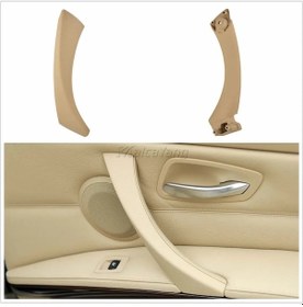 Resim Bej Sağda -bmw 3 Serisi E90 E91 İçin Tam Set İç Kapı Kolları 318 320 325 328 330 335 