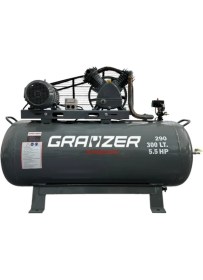 Resim Grayzer 300 Lt 2 Kafa 12 Bar 5.5 Hp Pistonlu Hava Kompresörü 