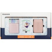 Resim Fujifilm Instax Mini Link 3 Pembe Akıllı Telefon Yazıcısı Bundle Box 