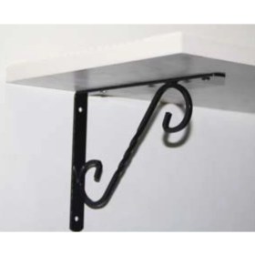 Resim Sunta Ferforje Raf Altı No 1 Siyah 1 Adet 