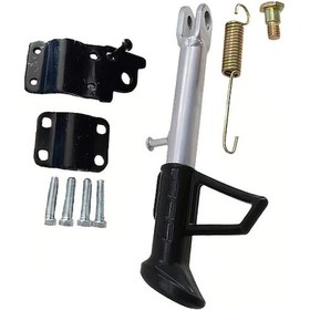 Resim Dashanshop Ayarlanabilir Motor Bisiklet Scooter Beyaz 7.09-7.87inch Ayaklık Mesnet Braketi 