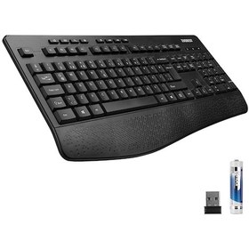 Resim Everest KB-6021 Siyah 2.4Ghz Q Multimedia Kablosuz klavye 