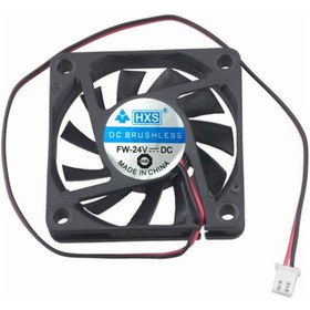 Resim Genel Markalar Dc 24v 7cm 2 Pinli Soğutucu Fan 7x7x1,5 Cm Fan 