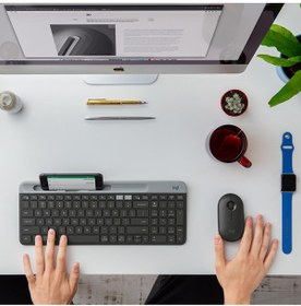 Resim LOGITECH K580 SLIM MULTI-DEVICE BLUETOOTH(R) KLAVYE-BEYAZ 920-010625 