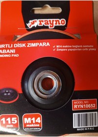 Resim RAYNO 115MM CIRTLI DİSK ZIMPARA TABANI 