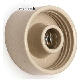 Resim Marketcik E27 Büyük Glop Porselen Duvar Duy 