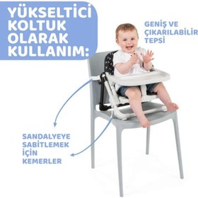 Resim Chicco Chairy Yükseltici Mama Sandalyesi Sweet Dog - Siyah / +6 Ay 