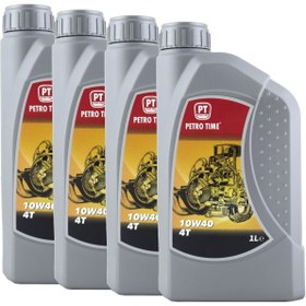 Resim Petro Tıme 10w-40 4t (4 Zamanlı) Motosiklet Yağı 4 X 1 Litre = 4 Litre 