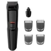 Resim Philips Erkek Siyah Multigroom Series 3000 6'sı 1 Arada Bakım Seti 
