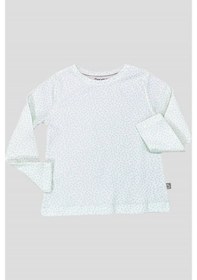 Resim Boumini Bebek Ve Çocuk Pijama Takımı Yapraklar Mint 
