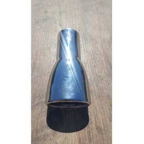 Resim 51 mm Rüzgar Sesli Tek Kapaklı Yassı Nikelaj Egzoz Ucu Eksoz 