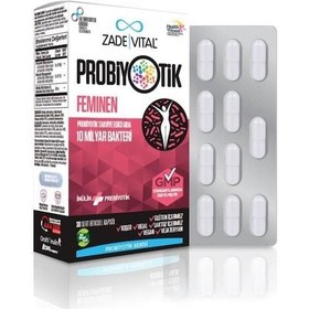 Resim Zade Vital Probiotics Feminen 30 Kapsül 