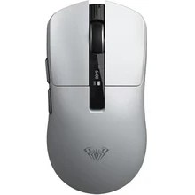 Resim Aula SC590 Pro PAW3311 Sensör 20000 Dpı 1000Hz Kablolu ve Kablosuz Gaming Oyuncu Mouse Beyaz 