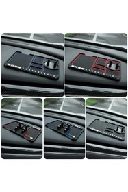 Resim İB GLOBAL Torpido Üstü Numaratörlü Telefon Tutucu Kaydırmaz Mat Araba için Kaymaz PED 