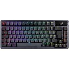 Resim Asus ROG Azoth 2.4 GHz SpeedNova NX Mekanik Kablosuz Gaming Klavye Siyah TR 90MP0316-BKYA00 