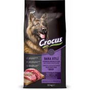 Resim Crocus Dana Etli ve Pirinçli Yetişkin Köpek Maması 15 Kg 