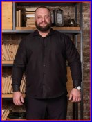 Resim Westnero Alazavr Büyük Beden Siyah Gömlek 147942614 Siyah 