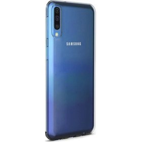 Resim Microsonic Samsung Galaxy A50 Kılıf Transparent Soft Beyaz 