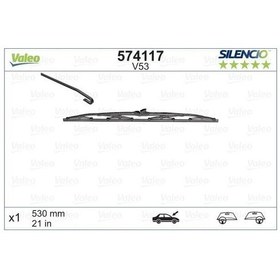 Resim VALEO 574117 Cam Silgi Süpürgesi Golf IV Polo III Transporter T4 / A3 Sılencıo X1 530Mm 