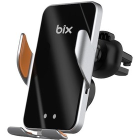 Resim Bix Bxch9 15w Kablosuz Hızlı Şarj Destekli Araç Telefon Tutucu 