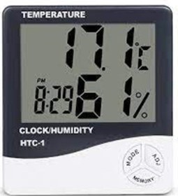 Resim Termometre Dijital Isı Nem Buzdolap ve Ortam 