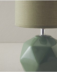 Resim English Home Cubic Seramik Abajur Yeşil Yeşil 