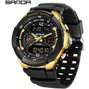 Resim Cloud011 Sanda Genç Spor Yıldız Işığı Su Geçirmez Dünya Zamanlı Kronograflı Saat Altın Diğer 