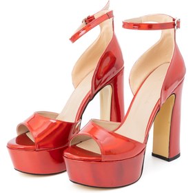 Resim Letafia Lilyum Rugan Platform Ayakkabı 