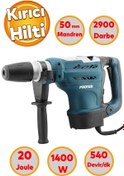 Resim Proter Kırıcı Delici Darbeli Matkap 1400 W Proter Metal Beton Elektropnömatik Delme Kırma Hilti 50 mm 
