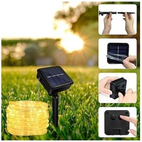 Resim 10 Metre Güneş Enerjili Hortum Led Işık Akçaağaç 