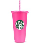 Resim Starbucks ® Yeniden Kullanılabilir Soğuk İçecek Bardağı - Pembe - 710 ml - 