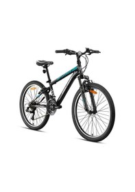 Resim Geroni Mars Plus 26-v Fren 14 İnch Dağ Bisikleti Siyah-gri/turkuaz Siyah-gri/turkuaz 