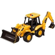 Resim Sürtmeli Sesli Ve Işıklı Buldozer Kepçe Oyuncak İş Makinesi Sarı 