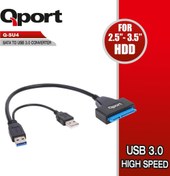 Resim Q-SU4 16 cm USB-2.5'' 3.5'' SATA Disk Dönüştürücü Qport