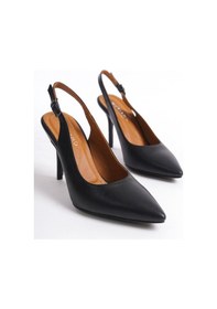 Resim Mubiano Hakiki Deri Collection Kadın Topuklu Stiletto & Ayakkabı Siyah -mcalm433-s Siyah 