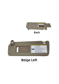 Resim Dashanshop Toyota 4runner 2010-2023 Sol Ve Sag Güneşlikli Makyaj Aynalı Bej 