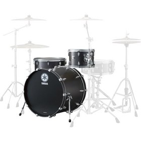 Resim Yamaha RT2F3M Rock Tour Davul Seti (Matte Black Metallic) 