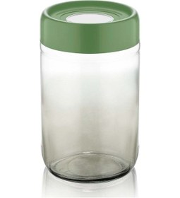 Resim Qlüx İdeas Rainbow Kavanoz Yeşil 660cc Yeşil 