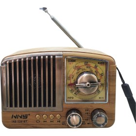 Resim Rose Teknoloji NS-3381BT USB Bellek/ Tf Kart / Fm Radıo / Aux Destekli Nostalji Bluetooth Hoparlör 