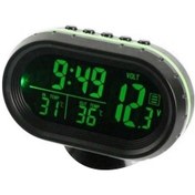 Resim Araba Termometre Dijital Saat Dc 12 V Otomobil Saat K14346-gr 