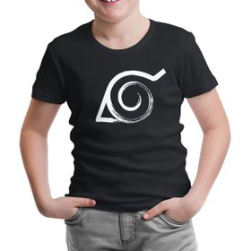 Resim Naruto - Logo Siyah Çocuk Tshirt 