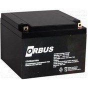 Resim ORBUS 12V 26 AH AKÜ KURU TİP (175*166*125) (8 KG) 