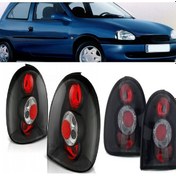 Resim Opel Corsa B 1993-2001 2.kapı Siyah Arka Stop Lambası 