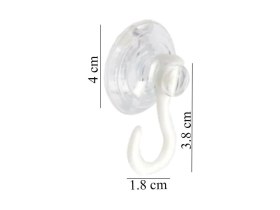 Resim Aesco Kancalı Cam Vantuzu 5 Adet 