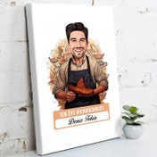 Resim Karikatürlü En İyi Erkek Ayakkabıcı Kanvas Tablo 