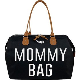 Resim Stylo Mommy Bag Anne Bebek Bakım Ve Kadın Çantası Usa Siyah Çok Renkli 
